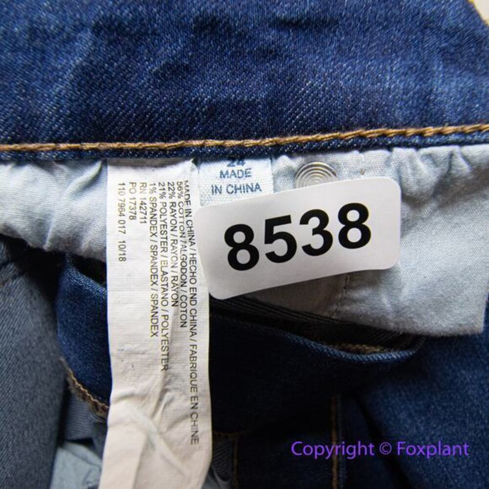New! Eloquii Classic Fit Bell Bottom Flare Leg Jean, women plus size 24 - Picture 8 of 10